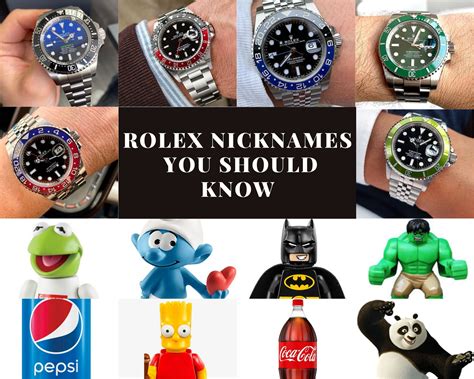 slang for rolex|rolex color nicknames.